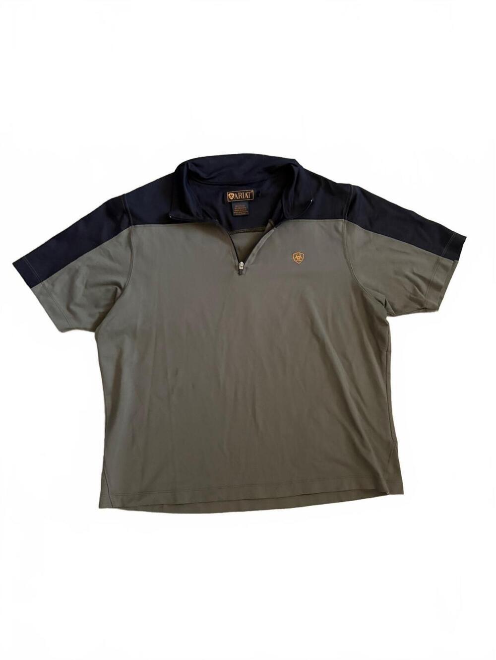 Ariat Short Sleeve Quarter Zip Golf Shirt